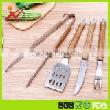 high quality BBQ Grill Tools with 5 psc Accessories Stainless Steel Set
