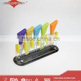 5 Pcs Colorful Wholesale Cheese Knives Set for Kitchen Gadget 2015 thumbnail-3