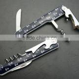 44064 3 in 1 Stainless Steel Wine Corkscrew Waiters Corkscrew thumbnail-5