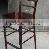 High Quality Cheap Used Solid Wood Chiavari Bar Stool High Chair thumbnail-3
