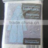 High Quality Waterproof Hooded Rain Plastic pe Poncho ,fashion Rain Coat thumbnail-1