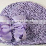 Crochet Bows Beanie Kufi Crochet Hats