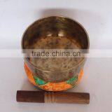 High Quality "C" Chakra Note Upper Shape Handmade Tibetan Singing Bowl thumbnail-3