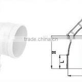 PVC 90deg Elbow With Port GB TY Factory Price Manufacturer Good Quality Fitting UPVC Rubber Joint Plastic Fitting for Drainage thumbnail-1