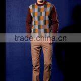 Jacquard Style Mens Multi Color Sweater thumbnail-1