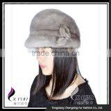 CX-C-54 2016 Cheap High Quality Knitted Mink Fur Hat Cap/Custom Felt Hat thumbnail-5