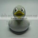 Wholesale Floating White Rubber Duck , Promotional White Duck With Logo Imprint, Baby White Bath Duck Toy thumbnail-2