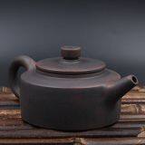 Purple Clay Teapots Nixing Pottery Zhou Pan Pure Handmade 150ml Teapot thumbnail-2