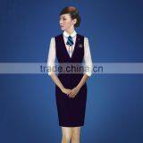 Factory OEM Processing Professional Workwear Airline Hostess Uniforms thumbnail-4