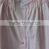 Fashion Workmanship Lady's Pajamas Set With Full Fabric Print and Lace Decoration thumbnail-3