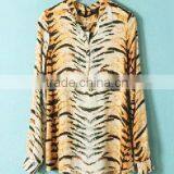 Trendy Ladies Long Sleeve Chiffon Blouse Designs 2013 thumbnail-1