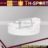 Fashion White Golf Belt Adjustable Silicone Size thumbnail-1