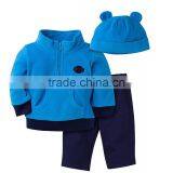 Baby Boys' 3 Piece Fleece Top and Pants Cute Baby Boy Sets 3 Pieces Suit thumbnail-2