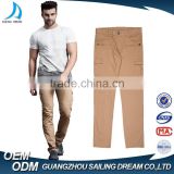 New products good stitch different types casual pants high quality zipper 100% cotton mens pants 2016