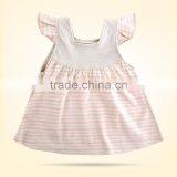 Wholesale Organic Cotton Baby Dress Baby Girl Summer Dress New Design Baby Girls Dress thumbnail-1