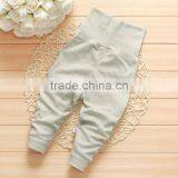 2017 New Arrival High Waist Organic Cotton Baby Pants thumbnail-2