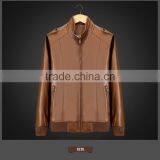 Early Spring Newest Design Leather Man Pu Jackets Leather Boys Locomotive Suit thumbnail-3
