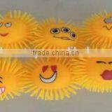 Light UP Emoji Puffer Inflatable Ball Toy