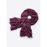 women fringed  wool and cashmere-blend scarf