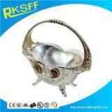 Zinc Alloy Silver Wedding Baskets thumbnail-1