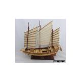 wooden model ship