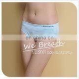 Sexy Girl's Seamless Bikini Lovely Jacquard Pattern Low Cut thumbnail-2