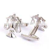 Delicate Libra Silver Cufflinks Luxury Mens Cufflinks Brand thumbnail-3