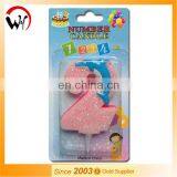 Birthday Glitter Hand Craft Numberal Candle thumbnail-3
