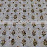 Indian Hand Block Printed Cotton Fabric Floral Print Jaipuri Sanganeri Fabric / Fabric / 100% Cotton Fabric thumbnail-2