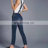 Ladies Sexy Rompers Sexy Blue Demin Jumpsuits Rompers Jumpsuits Women 2016 thumbnail-3