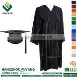 2017 Hot Sale Shiny Graduation Caps And Gowns Set/Graduation Gown thumbnail-1