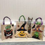 Halloween Jute Tote Bag for Trick or Treat Candy thumbnail-4
