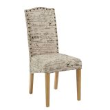 Fabric Solid Wood Dining Chair with Stud,Quality Dining Room Chair HL-7018