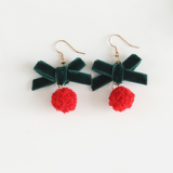 earring  christmas style