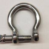 Highly Polished European Shackle Swivel Shackle Stainless Steel Shackle 2 Ton thumbnail-2
