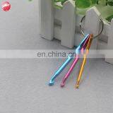 3sizes in 1 Set DIY Multi Colour Crafts Knitting Needles Mini Aluminum Keychain Crochet Hook thumbnail-1