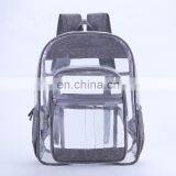 Multi-Pockets Heavy Duty Clear Backpack Transparent Daypack Durable PVC Bag For Security thumbnail-5