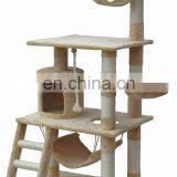 High Quality Cat Tree for Big Cats Solid Wood Cat Climbing Frame Cat House Tree thumbnail-5