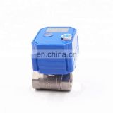 CWX-25S ADC9-24V dn20 SS304 water Automatic motorized ball valve price list