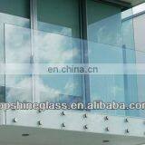 Tempered Glass Frameless Balcony Balustrade Railing System thumbnail-2
