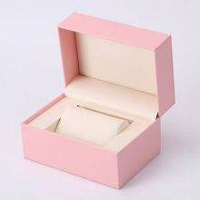 High Grade PU Watch Box Wooden Ring Necklace Pendant Set Box Jewelry Display Box thumbnail-3