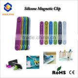 Silicone Magnet Paper Clip Holder for Promotion