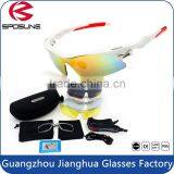 Fashion Flexible High Quality pc Material TR Polarized Riding Sport Interchangeable Sunglasses thumbnail-1