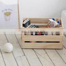 Living Room Bedroom Decorative Wooden Storage Container Boxes Wood Crates thumbnail-5