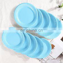 Disposable Bamboo Fiber Paper Tableware Biodegradable Bamboo Plates