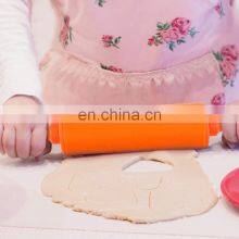 Plastic Handle Silicone Rolling Pin Cake Baking Tool Embossing Printing Sugar Pattern Flour Stick thumbnail-3