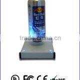 Stylish Magnetic Levitating Display Antigravity Display Floating Can Display With Leds