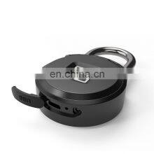 Door Suitcase Wall Cabinet Fingerprint Smart Padlock Waterproof IP65 Smart Digital Alarm Fingerprint Pad Lock Usb Charging thumbnail-5