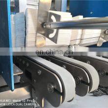 HBM1000 Automatic Water-based Adhesive Glue Sealing Burger Paper Box Making Machine, Dinner Kraft Box Erecting Machine thumbnail-2