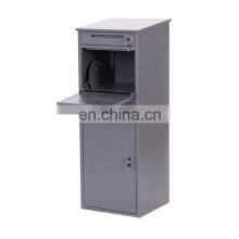 Amazon Hot Selling Outer Door Water-proof Lockable Letter Christmas Mailbox Parcel Drop Box For Package Metal Mailboxes